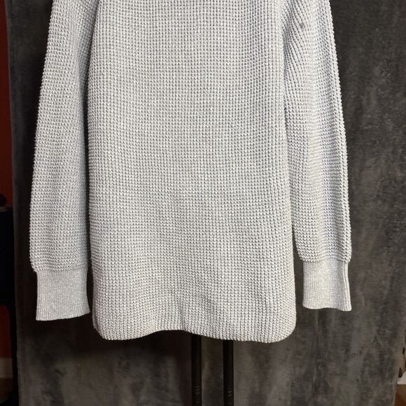 Michael Kors Cowl Neck Waffle Knit Pullover Sweater Long Sleeves Ivory Sz M - Picture 9 of 16